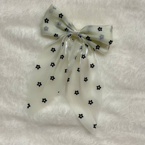 Sheer Showers Bow - French Vanilla
