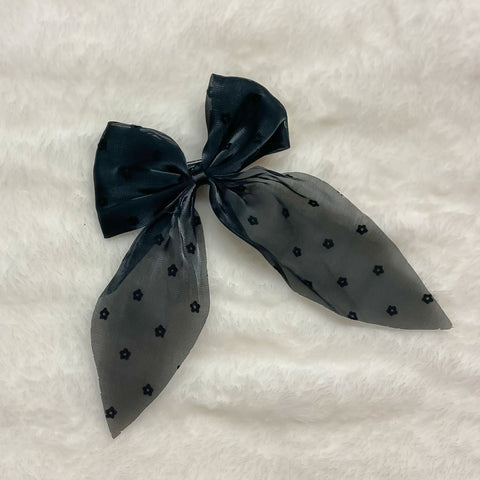 Sheer Showers Bow - Dahlia
