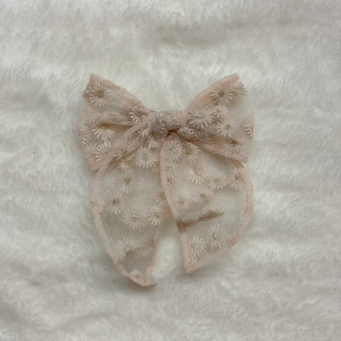 Dandelion Dreams Bow - Dusty Pink