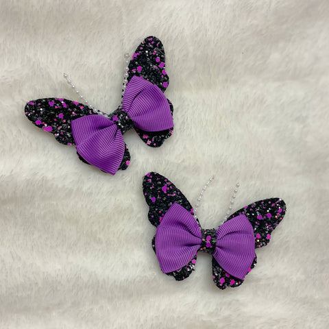 Dark Princess Butterfly Hair Bows