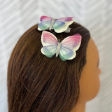 Butterfly hair clips