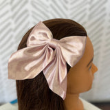Satin hair bows