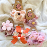 Cherry blossom hair ties