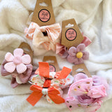 Cherry blossom hair ties