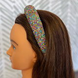 Chunky confetti headband ￼