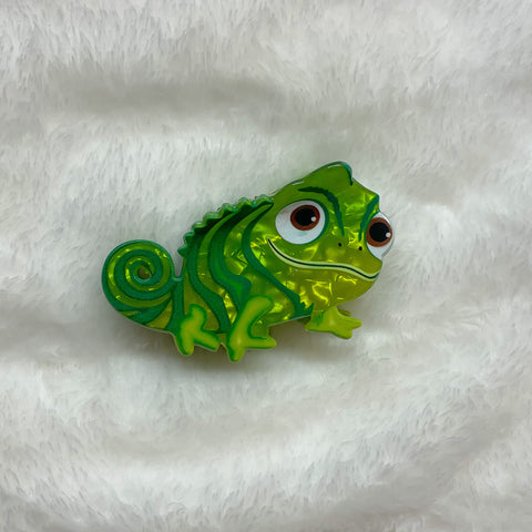 Curious Chameleon Claw Clip
