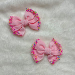 Strawberry Sundae Bows