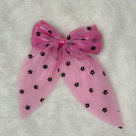 Sheer Showers Bow - Pink Punch