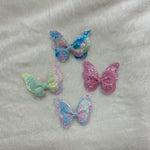 Glitz n' Glamour Butterfly Hair Clips