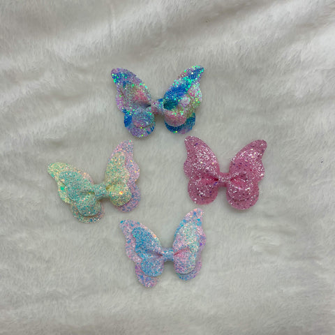 Glitz n' Glamour Butterfly Hair Clips