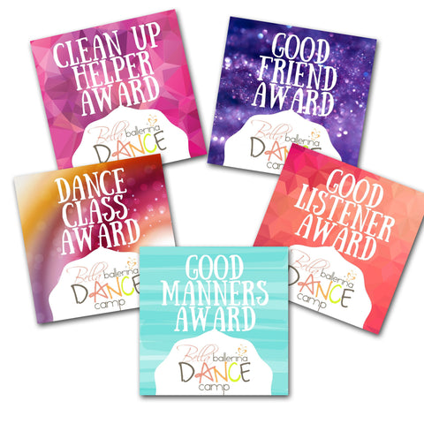 Camp Award Stickers