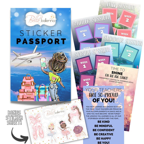 Bella Ballerina Sticker Passport