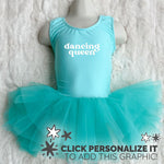 Bella Tutu Tank - Aqua Wish